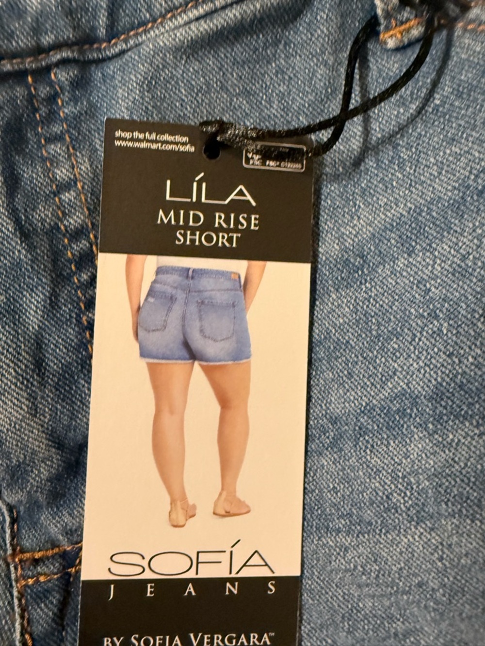 Sofía Jeans Lila Mid Rise Denim Shorts - Blue Soze 14